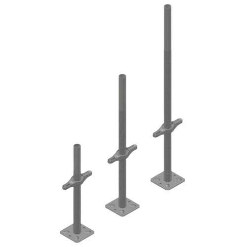 Socle réglable pour échafaudage