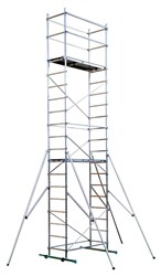 ECHAFAUDAGE FIRST 7 ALU - 4 STABILISATEURS - 6m83 - HD